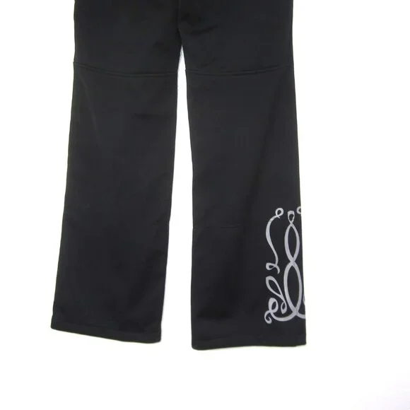Athleta Womens Size 8T 8 Tall Black Ski Snowboard Pants Fleece Lined Fall Line